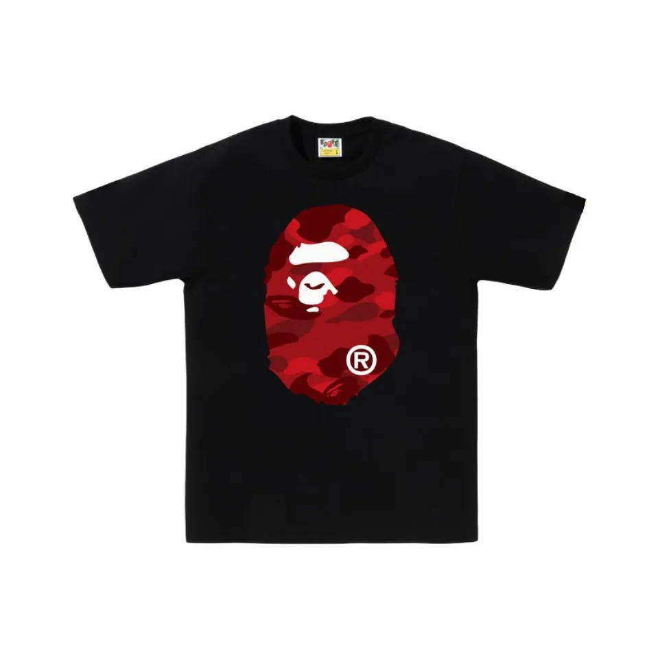 A BATHING APE Kaos Logo Seri Huruf, Unisex '"COD '"  AP-200