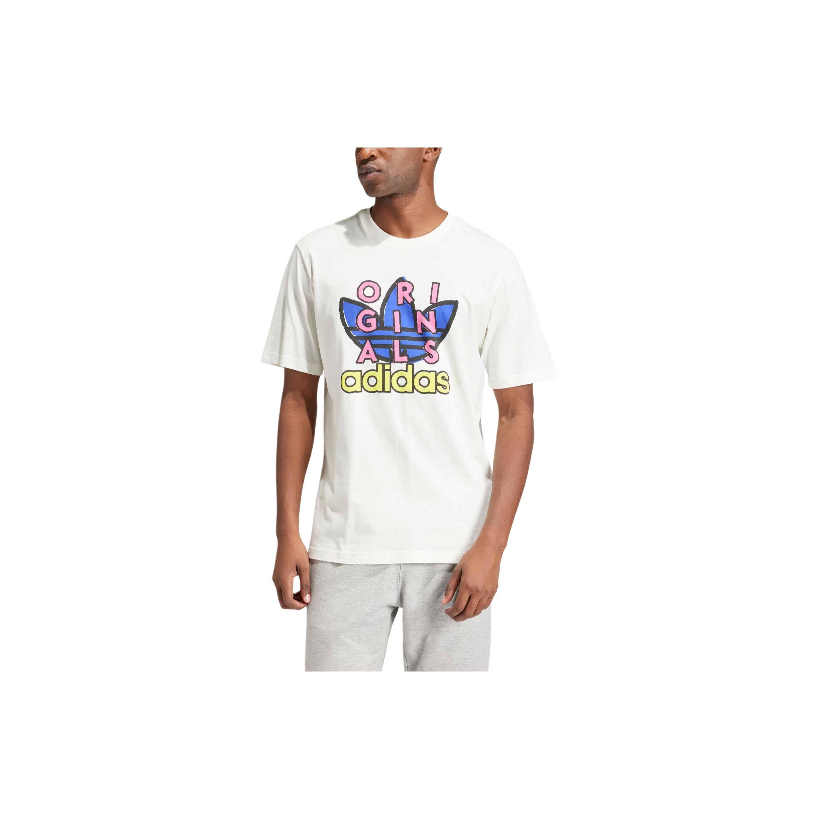 adidas Kaos Logo Seri Huruf, Unisex, COD '" AD-12